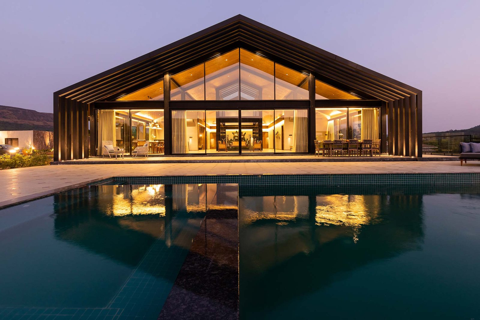 Villa Glass Facade, Lonavala